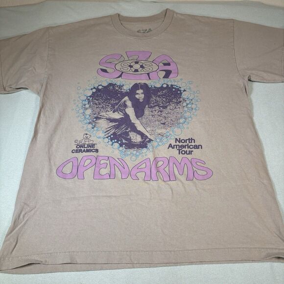 Online Ceramics SZA SOS Concert Tour Shirt Size XL Diving Board Ocean Streetwear - Picture 4 of 9